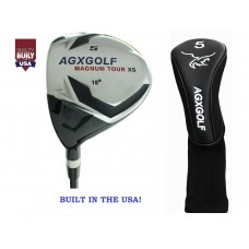 AGXGOLF Ladies LEFT HAND Edition, Magnum XS #5 FAIRWAY WOOD (18 Degree) w/Free Head Cover - ALL SIZES. Additional Fairway Wood Options! 